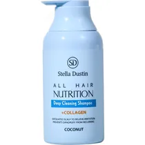Shampoo Stella Dustin Nutrição para Todos Os Tipos de Cabelo Colágeno Coco - 500ML