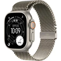 Apple Watch Ultra 3 (GPS + Celular Caixa de Titânio Natural e Pulseira Milanese Loop Na Cor Titanium Natural 49 MM s MEWW4LW/A