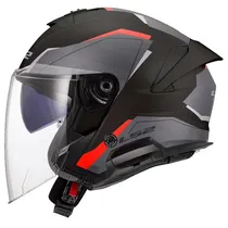 Capacete LS2 OF618 Verso II Air Black RED618