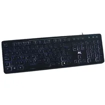 Teclado Mtek KB-7269L RGB Portugues - Black