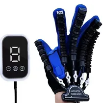 Luva Terapêutica More Fitness MF-15 Lado Direito - Preto/Azul