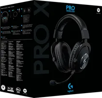 Auricular Logitech Gaming G Pro X Wireless 7.1 Dolby/Mic Blue Voice/DTS/Black 981-000906