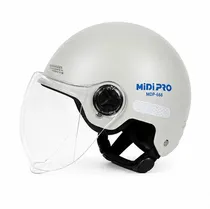 Capacete Midi Pro MDP-668 Cinza Claro