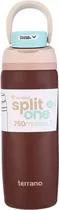 Garrafa Térmica Terrano Split One 750ML 2114005 - Marrom