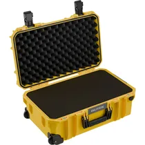 Mala Rígida Gutek Tortoise T-300 - Amarela + Luz LED As-MSL