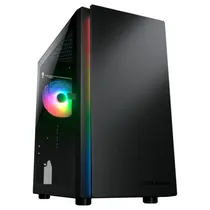 Gabinete Cougar Purity RGB 1FAN Black Mini Tower Purity RGB