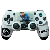Controle Dualshock PS4 Fifa Mbappe Branco