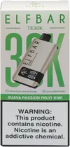 Vape Descartável Elf Bar TE30K Guava Passion Fruit Kiwi 30000 Puffs