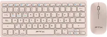Teclado e Mouse Sem Fio FTX FTXGK03S - Gold (Português)