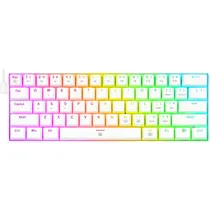 Teclado Gamer Redragon Dragonborn K630 W RGB USB - Branco (Inglés)