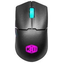 Mouse Gaming Inalámbrico Cooler Master MM712 Con Iluminación RGB/19000DPI Ajustable/6 Botones - Black