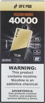 Vape Descartável Life Pod One Gold - Passion Mango - 40000 Puffs