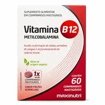 Maxinutri Vitamina B12 Metilcobalamina 60 Comprimidos