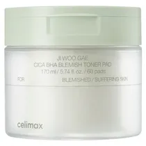 Celimax Jiwoogae Cica Bha Blemish Toner Pad 170ML
