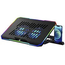 Cooler para Notebook Satellite A-CP42 RGB / USB / 9" Até 17" - Preto