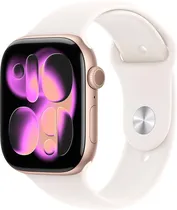 Apple Watch S11 (GPS) Caixa Alumínio Rose Gold 46MM Sport Band Light Blush s/M MEV64LW