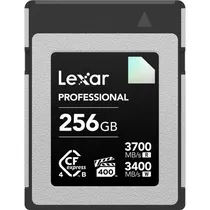 Memória Cfexpress 4.0 Lexar Professional Diamond Tipo B 3700-3400 MB/s 256 GB (LCXEXD4256G-Rneng)