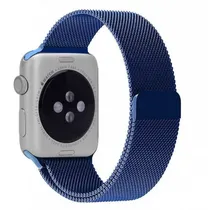 Pulseira Apple Milanese Loop Blue 42MM 4LIFE
