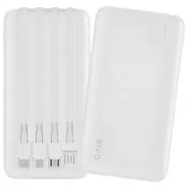 Carregador Port. G-Tide P1 10000MAH 3.7V White