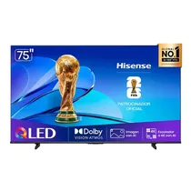 TV Smart Qled 75" Hisense 75Q6QV Vidaa 4K HDMI/Bluetooth/Wifi
