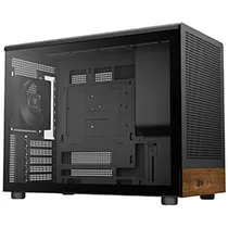 Gabinete Gamer Gamdias Athena M4M Wood Mini Tower / 3 Cooler - Preto