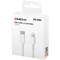 Cabo USB-C para Lightning Mox MO-1004 1 Metro - Branco