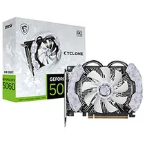Placa de Vídeo MSI Cyclone Oc 8GB Geforce RTX5060 GDDR7 - Branco (912-V812-205)