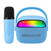 Speaker + Microfone Megastar HY08BTA - Mini/ USB/ SD/ FM/ BLT