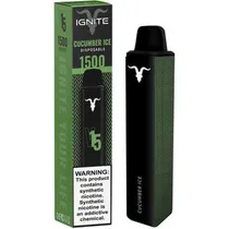 Vaper Descartavel Ignite V15 5% Cucumber Ice 1500 Puffs