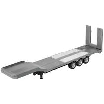 Semirreboque Prancha Hui Na Toys No° 1502 - 1/18 - 6 Rodas - Cinza