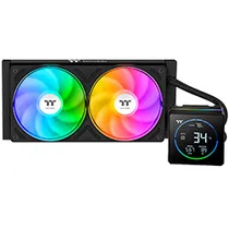 Water Cooler para Processador Thermaltake TH240-s V3 Argb SYNC Segment LCD 240MM - Preto (CL-W469-PL12SW-A)