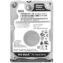 HD para Notebook Western Digital 500GB WD Black 2.5" SATA 3 Pull - WD5000LPLX