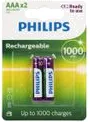Pilha Recargable Philips AAA R03B2RTU10/97 PACK-2 (1000MAH)