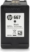 Cartucho de Tinta HP (667) 3YM79AL 2ML Black