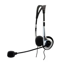 Fone de Ouvido Argom ARG-HS-0088 c/ Micro - Preto e Silver