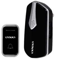 Campainha Satellite A-DB01 Preta s/fio Bivolt