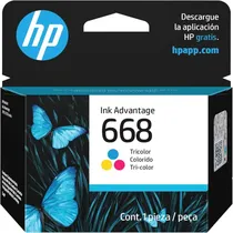 Tinta HP 668 7FP36VL Color (Impressora 2975)