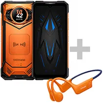 Celular Doogee S200 Vip 12GB de Ram / 256GB / Tela 6.72" / Dual Sim Lte - Cosmic Laranja (Global)