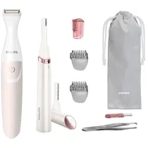 Depilador Philips Bikini Trimmer BRT387/90 A Pilha + Aparador de Pelos