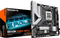 Placa Mãe Gigabyte AM5 B840M Eagle WIFI6 HDMI/ DP/ USB 3.2/ 2M.2/ DDR5/ Matx