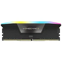 Memória Ram Corsair Vengeance RGB DDR5 16GB 5600MHZ - Preto (CMH16GX5M1B5600C40)