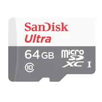 Tarjeta de Memória Sandisk Ultra 64GB Micro SD 100MB/s