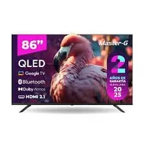 TV Qled 86" Mtek MKQ85FSGU 4K Smart Google Con Wi-Fi e Bluetooth