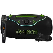 Speaker G-Tide Thunderbass Pro com Bluetooth / Aux / USB / 200W / Microfone - Preto