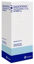 Gadoferol Colecalciferol Vitamina D3 2,5MG/2ML (1 Solução Oral)