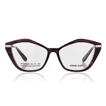 Armação para Óculos de Grau Feminino Daniel Klein Dko.1.1025-3 (54-15-140MM) - Col 3