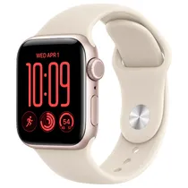 Apple Watch Se 3 2026 MJKR4LW/A Caixa Alumínio 40MM Starlight - Sport Band Starlight s/M