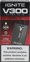 Vape Descartável Ignite V300 Ultra Slim Dragon Fruit Watermelon 30000 Puffs