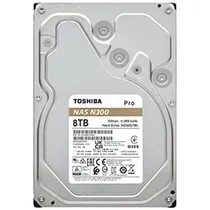 HD Toshiba 8TB N300 Pro Nas 3.5" SATA 3 7200RPM - HDWG780XZSTB (Garantia BR)