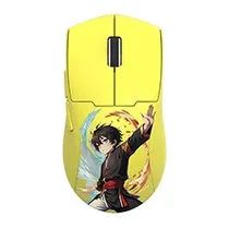 Mouse Gamer Redragon M918AKB-Pro K1NG Max Wireless - Amarelo